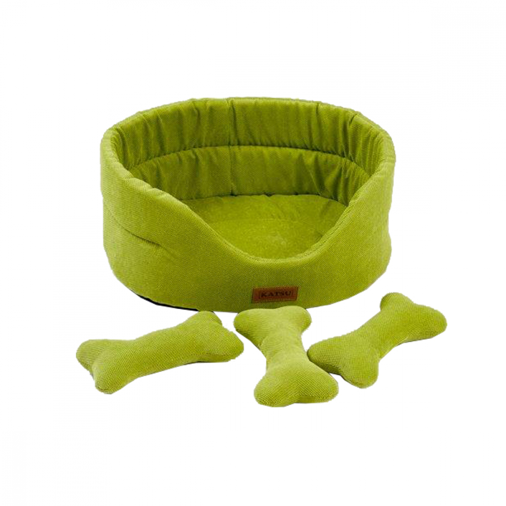 KATSU Лежак для животных Yohanka Sun зеленый размер 1 40*35*16 см