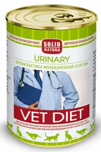Solid Natura VET Urinary диета для кошек заболевания мочевыделительной системы 340 гр