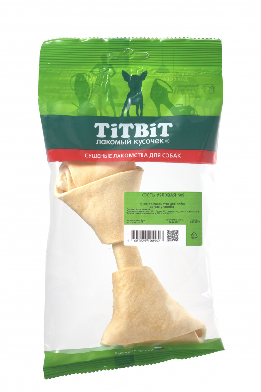 TitBit Кость узловая №5 - мягкая упаковка 38 гр