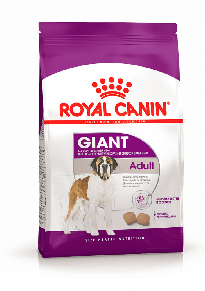 Royal Canin Giant Adult Корм для взрослых собак (в возрасте от 18/24 месяцев и старше)