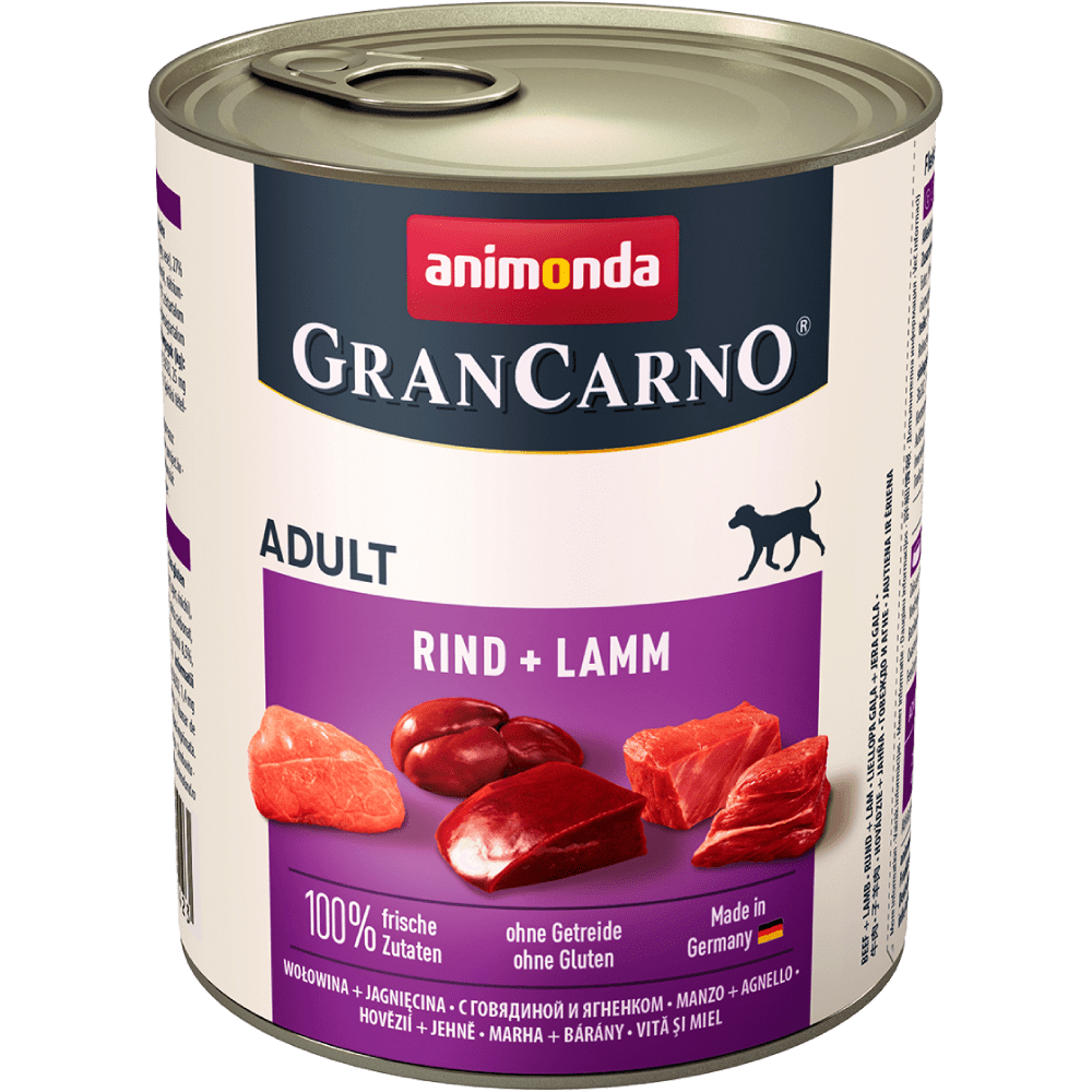 Animonda GranCarno Original Adult с говядиной и ягненком 800 гр