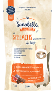 Bosch Sanabelle Snack с сайдой и инжиром 55 гр