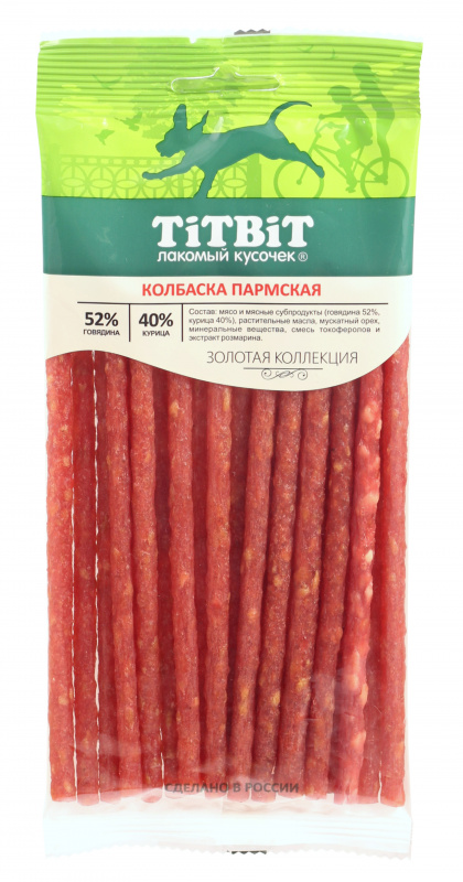 TitBit Колбаса Пармская для собак Золотая коллекция 120 гр