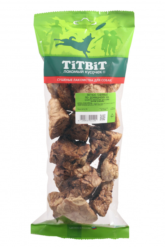 TitBit Легкое говяжье по-домашнему XXL - мягкая упаковка 55 гр
