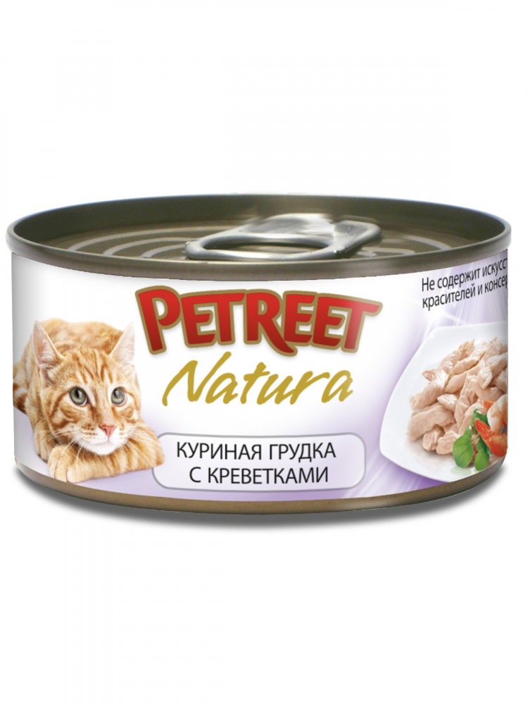 Petreet с куриной грудкой и креветками 70 гр