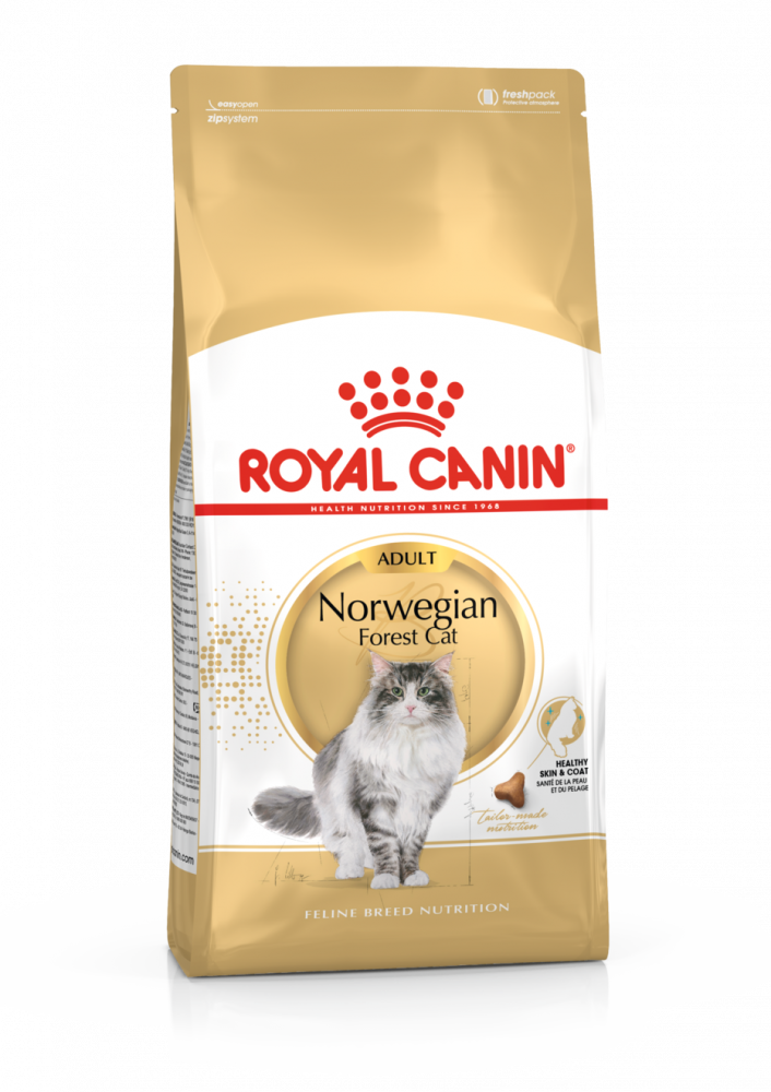 Royal Canin Norwegian Adult для кошек породы норвежская лесная старше 12 месяцев