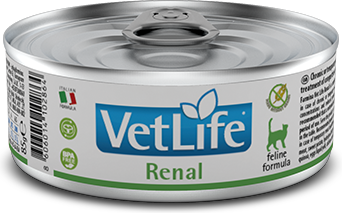 Farmina Vet Life Renal для кошек для поддержания функции почек при почечной 85 гр