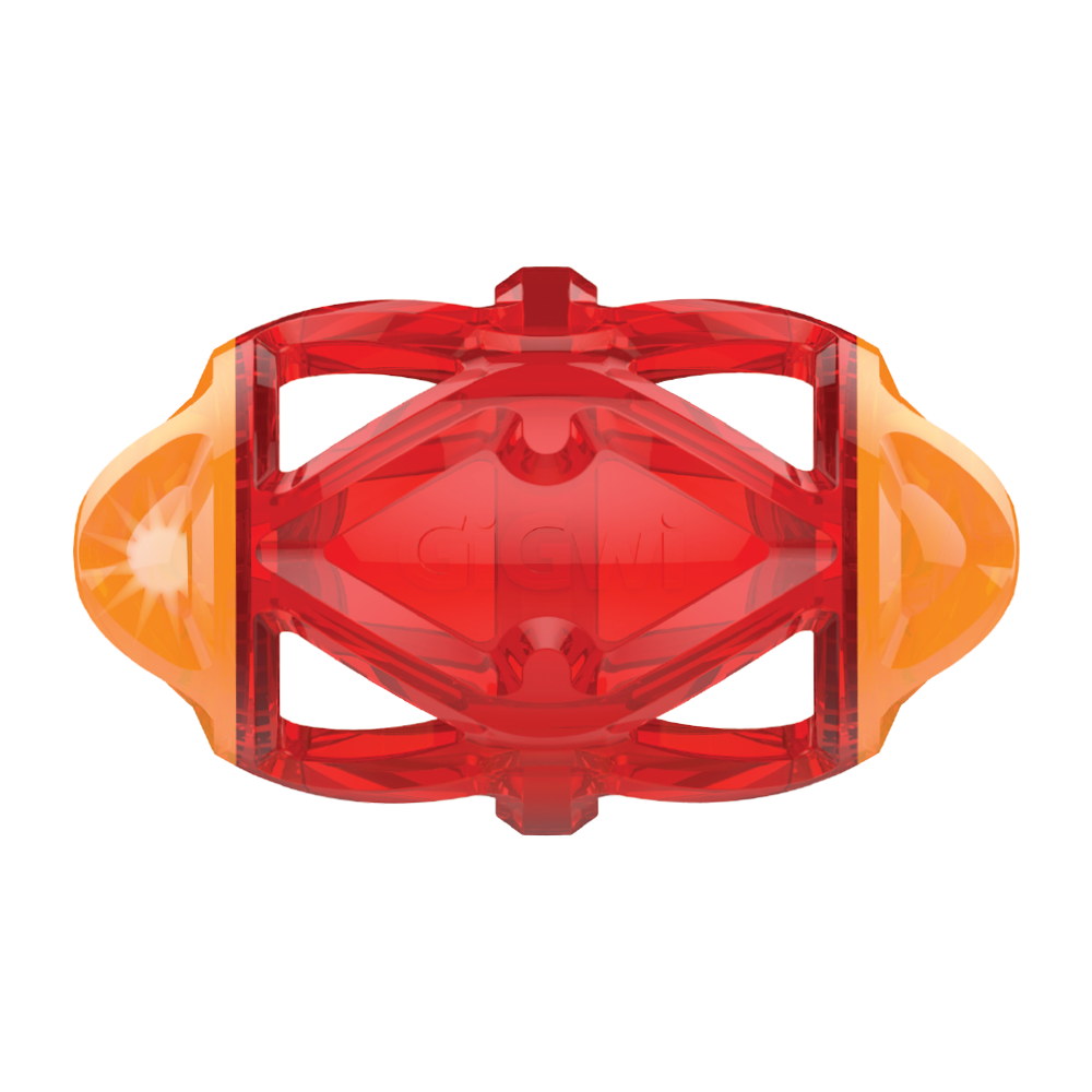 Gigwi игрушка для собак регби мяч-светящийся 15 см
