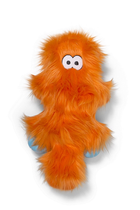 Zogoflex Rowdies игрушка плюшевая для собак Sanders 17 см оранжевая
