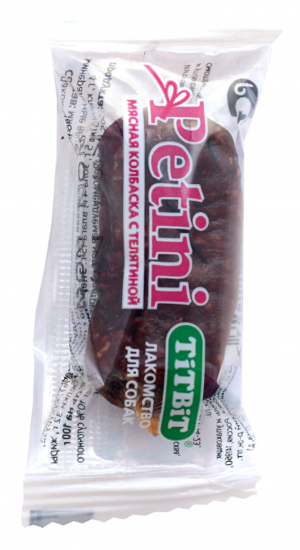TitBit Колбаски Petini с телятиной 10 гр