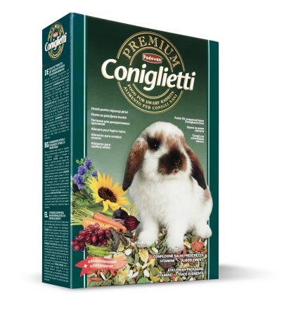 Padovan Premium Coniglietti комплексный корм с кокцидиостатиком для декоративных кроликов