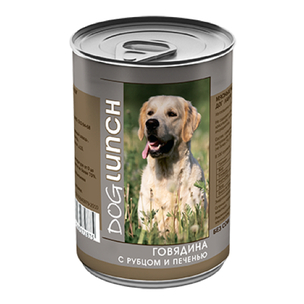 Дог Ланч консервы для собак с говядиной, рубцом и печенью 410 гр