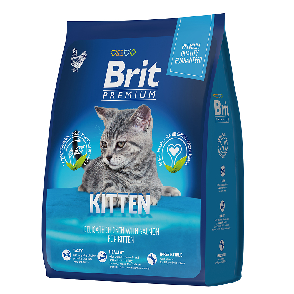 Brit Premium Cat Kitten с курицей для котят