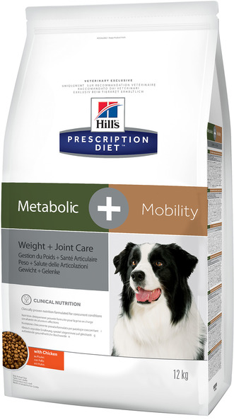 Хиллс диетический сухой для собак "Metabolic+Mobility" для коррекции веса и здоровых суставов