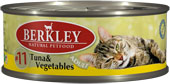 Berkley консервы для кошек тунец с овощами 100 гр