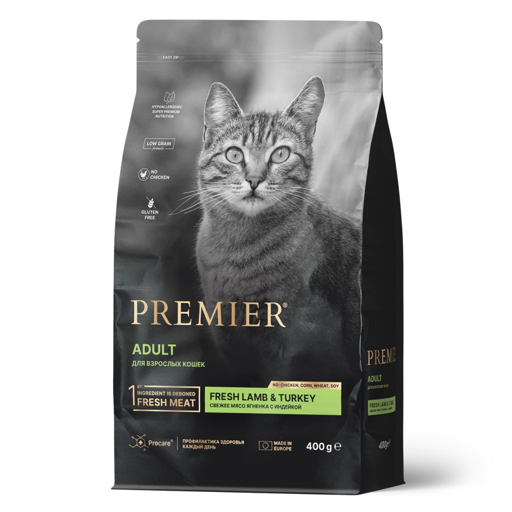 Premier Cat Lamb&Turkey ADULT (      )