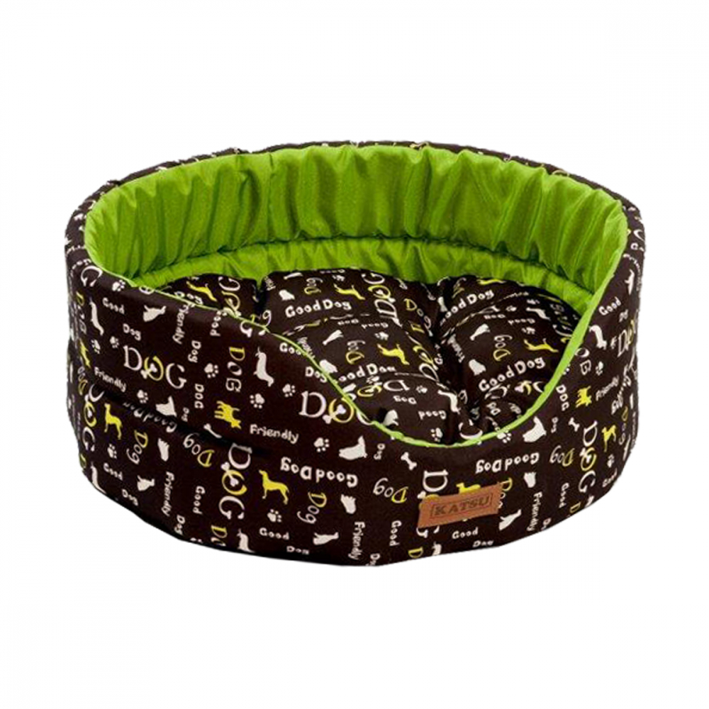 KATSU Лежак для животных Yohanka shine Dogs зеленый размер 3 52*46*19 см