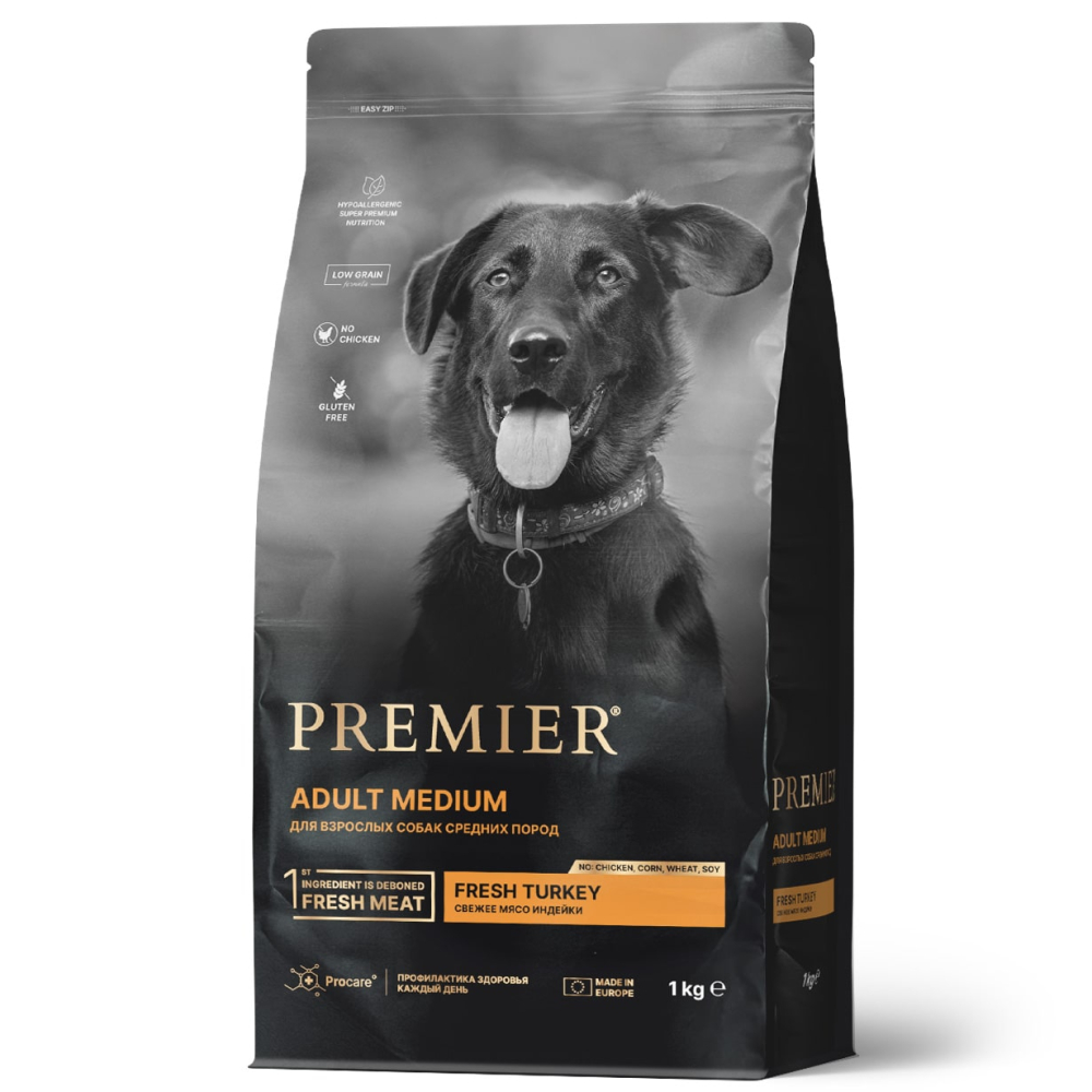 Premier Dog Turkey ADULT Medium (      )