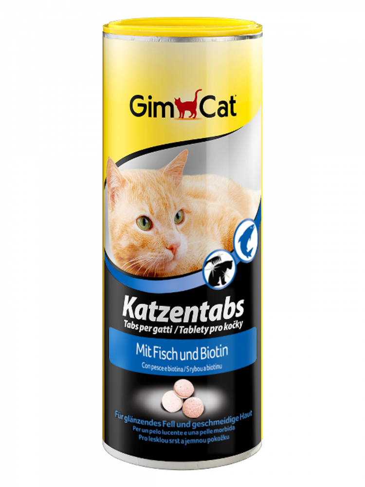 Gim Cat Katzentabs с рыбой и биотином 425 гр