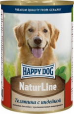 Happy Dog консервы Телятина с Индейкой 410 гр