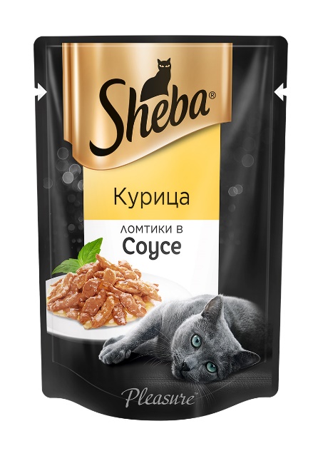 Sheba ломтики в соусе курица 75 гр