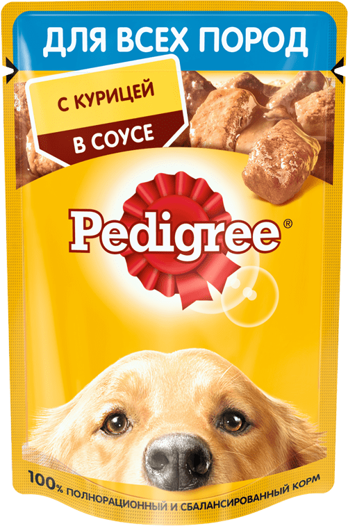 Pedigree консервы с курицей 85 гр