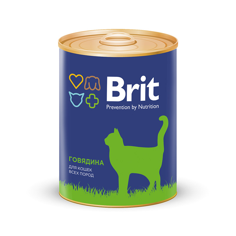 Brit Premium консервы с говядиной премиум класса 340 гр