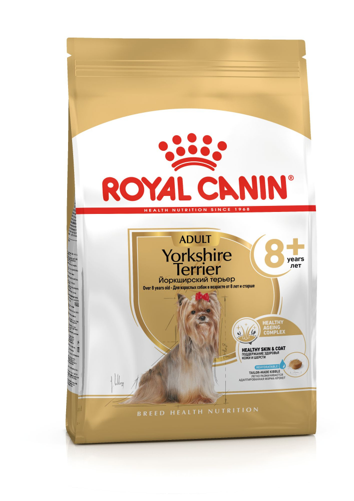 Royal Canin Yorkshire Terrier Adult 8+ для йоркширских терьеров старше 8 лет