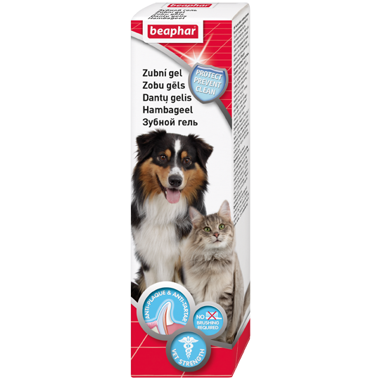 Beaphar Зубной гель Tooth gel для кошек и собак 100 гр