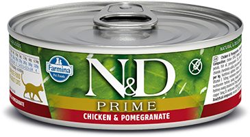 Farmina N&D PRIME консервы для кошек курица с гранатом 80 гр