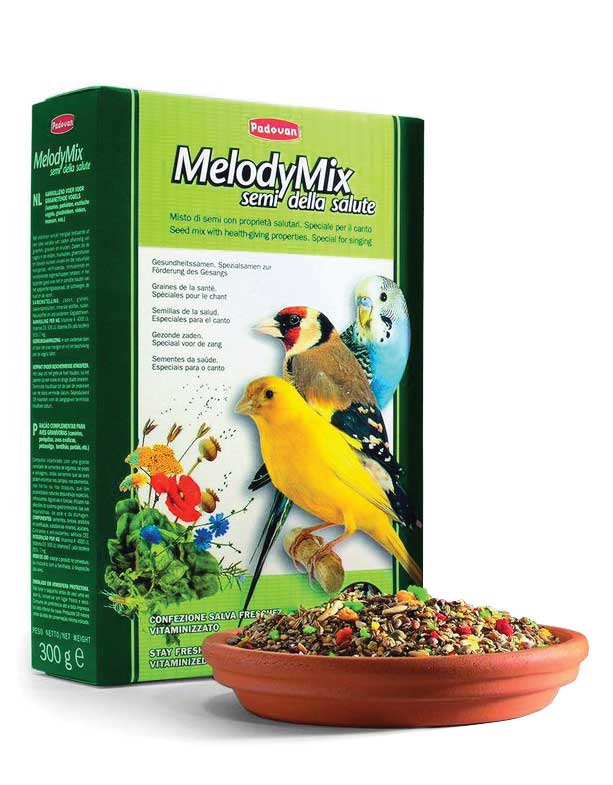 Padovan Melody Mix корм дополнительный для декоративных птиц для пения