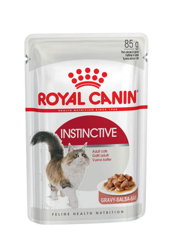 Корм для взрослых кошек Royal Canin Instinctive Корм консервированный, соус, 85 г