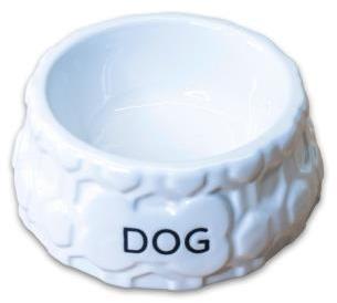 Керамик Арт миска керамическая для собак Dog белая 200 мл