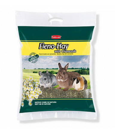 Padovan Fieno-Hay cено для грызунов и кроликов Луговые травы с ромашкой 700 гр