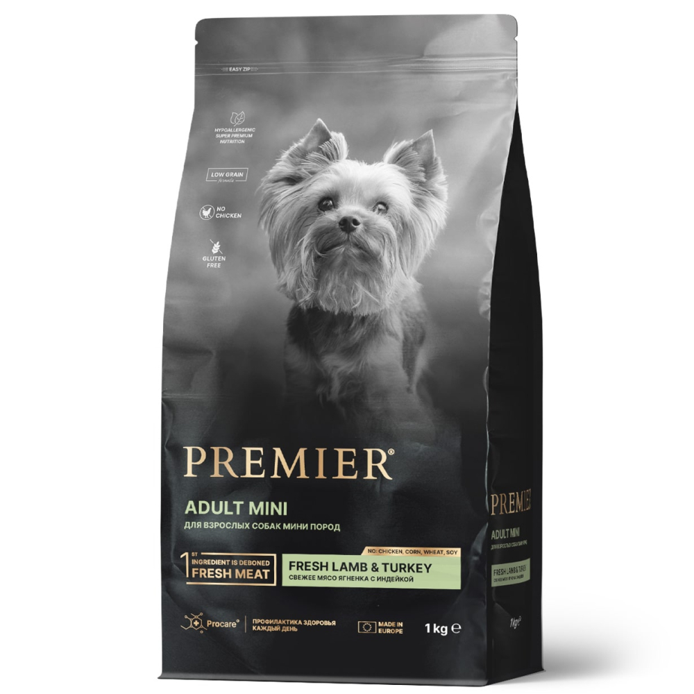 Premier Dog Lamb&Turkey ADULT Mini (        )