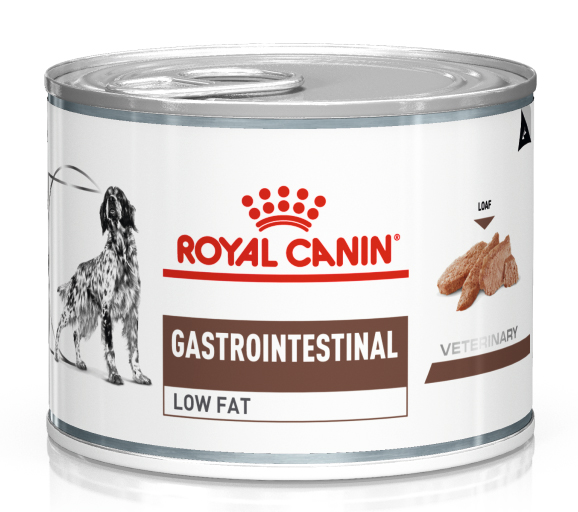 Royal Canin Gastro Intestinal Low Fat с пониженным содержанием жира, при нарушениях пищеварения, панкреатите (консервы) 200 гр