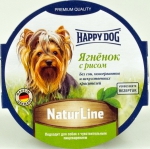 Happy Dog NaturLine ягненок с рисом паштет 85 гр