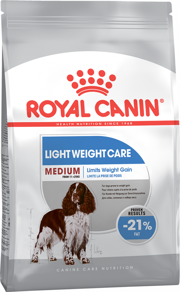 Royal Canin Medium Light Weight Care для взрослых собак, склонных к полноте