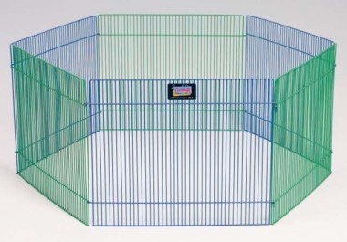 MidWest вольер для грызунов Critterville 6 панелей 38х48h см цветной