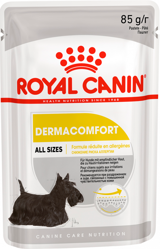 Royal Canin Dermacomfort Pouch Loaf (в паштете) 85 гр