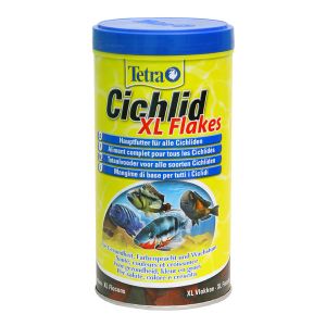 Tetra Cichlid XL Flakes корм для цихлид, крупные хлопья — интернет магазин  «Зообудка»