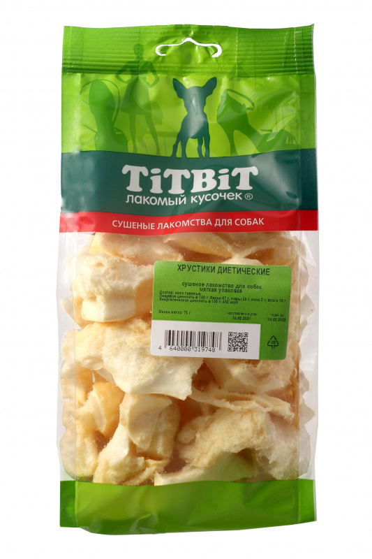 TitBit Хрустики диетические - мягкая упаковка 75 гр