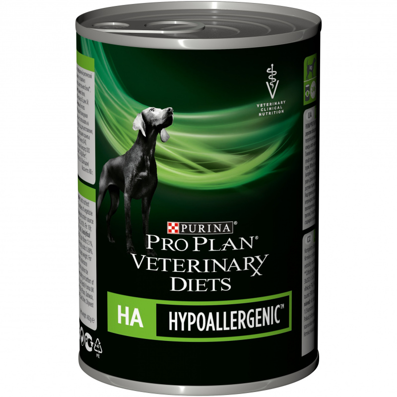 Purina Pro Plan Veterinary Diets HA для щенков и взрослых собак, для снижения непереносимости ингредиентов и питательных веществ 400 гр