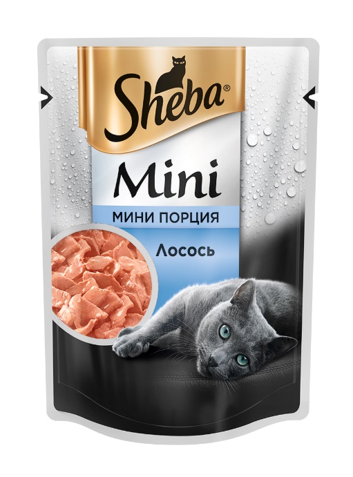 Sheba мини порция лосось 50 гр