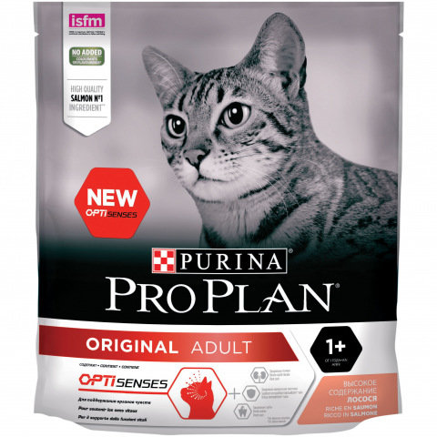 Pro Plan Original Adult кошкам для поддержания иммунитета, с лососем