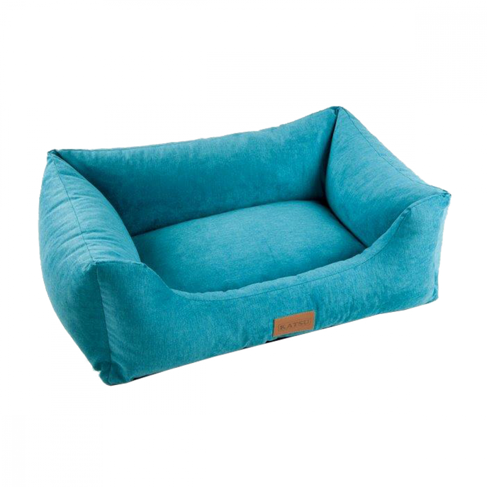 KATSU Лежак для животных Sofa Orinoko бирюзовый размер S 60*44*21 см