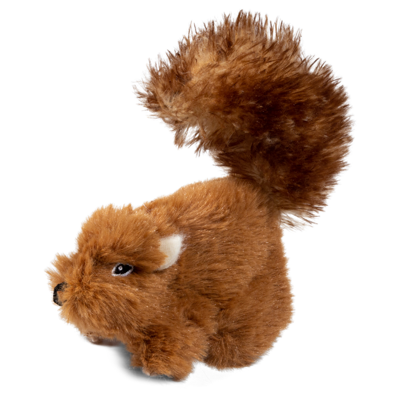 Gigwi игрушка для собак белка с пищалкой 16 см