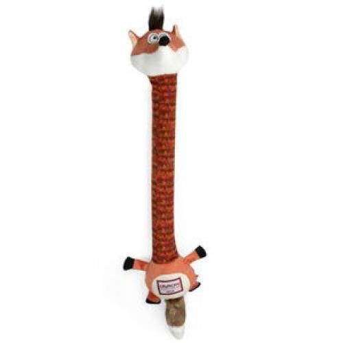 Gigwi игрушка лиса с пищалкой с хрустящей шеей 40 см