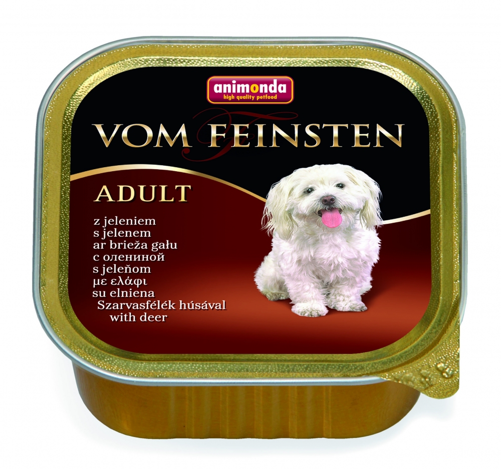 Animonda Vom Feinsten Adult для собак с олениной 150 гр