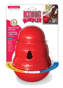 KONG игрушка интерактивная для крупных собак Wobbler